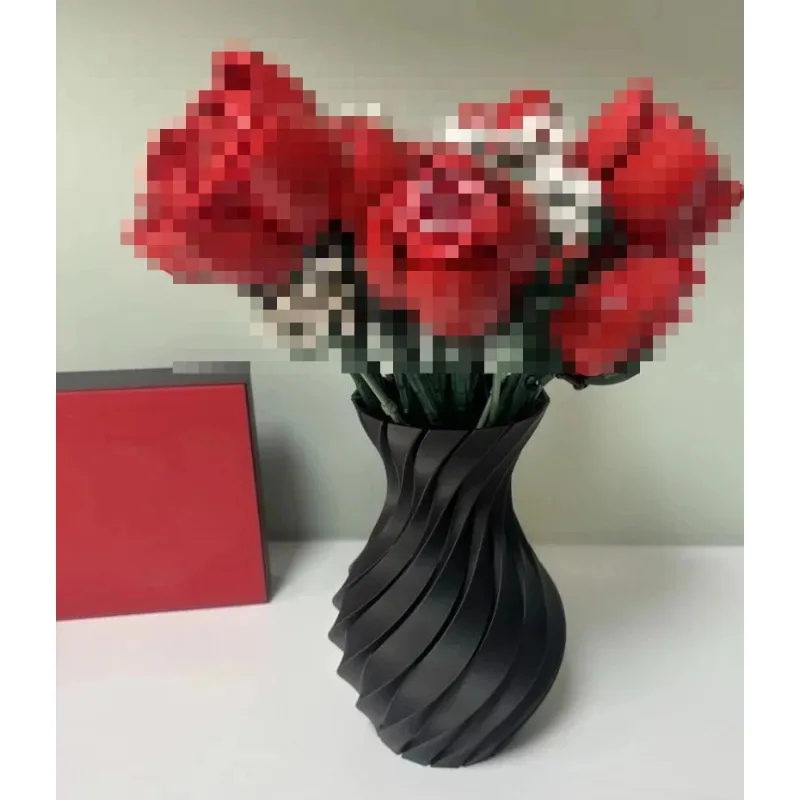 3D Printing Lego - 1 szt. Wazon na bukiet róż