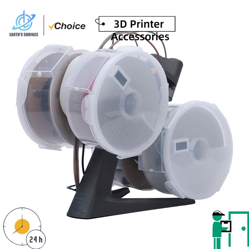 3D Printing Housing - EARTH'S SURFACE Pyłoszczelny pojemnik na filament