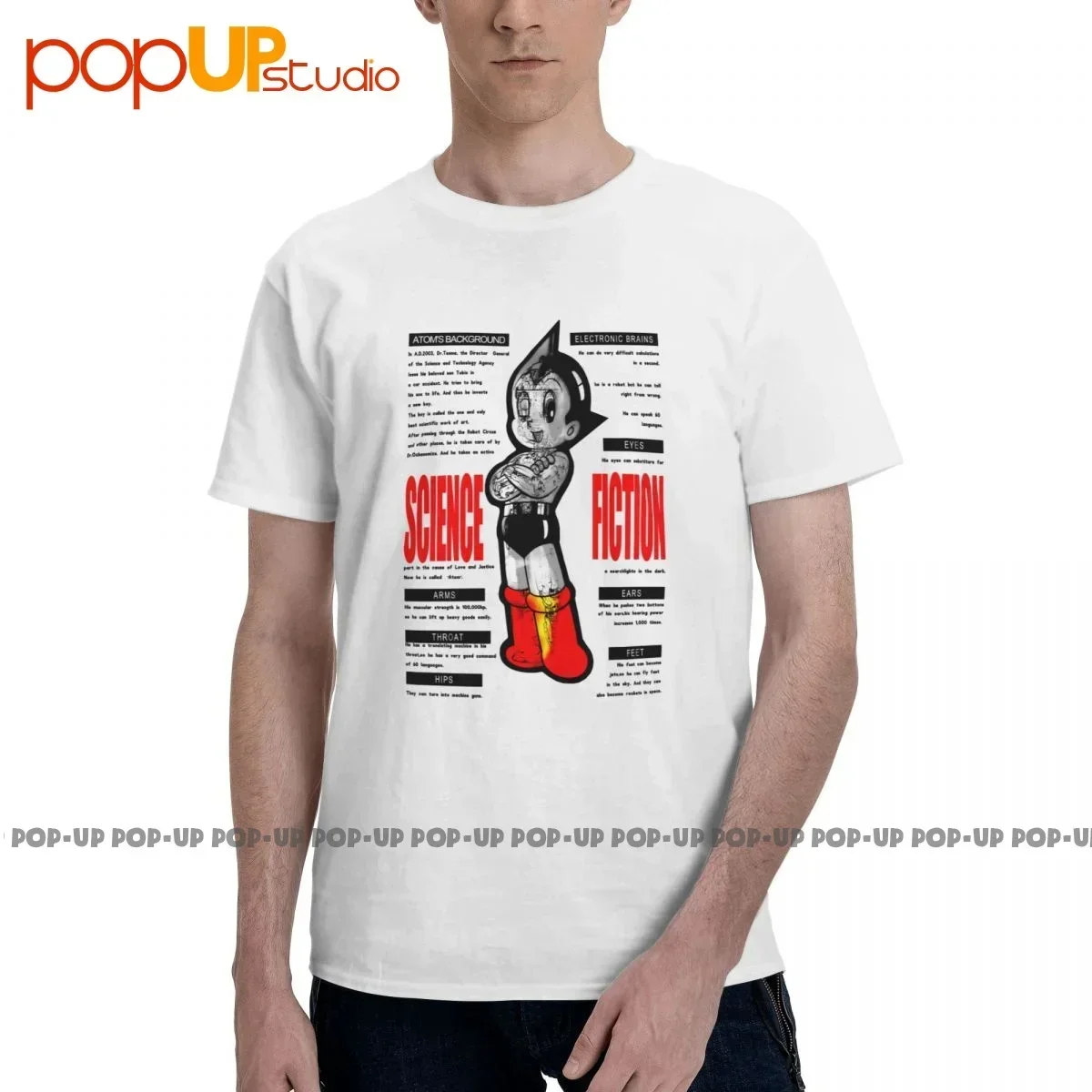 3D Printing Services - Koszulka Top Evintage Astro Boy Mighty