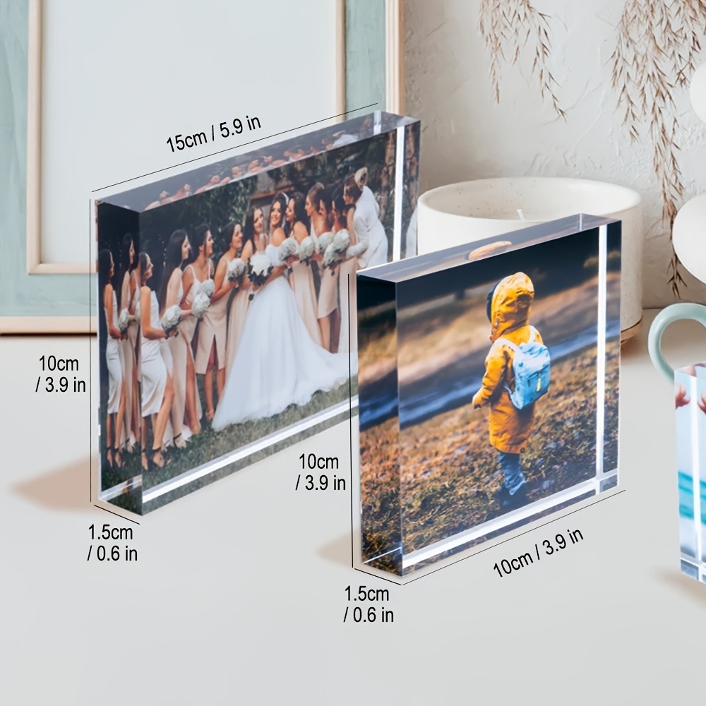 3D Printing Lego - Spersonalizowany akrylowy blok fotograficzny 3D -