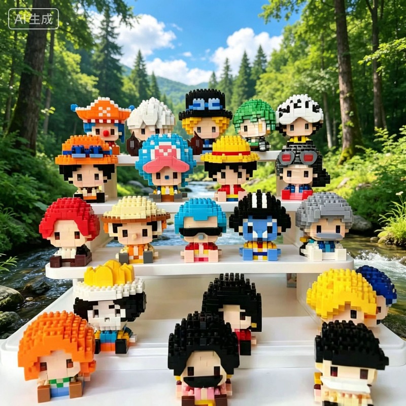 3D Printing Lego - Nowy ONE PIECE Bóg Słońca Nika