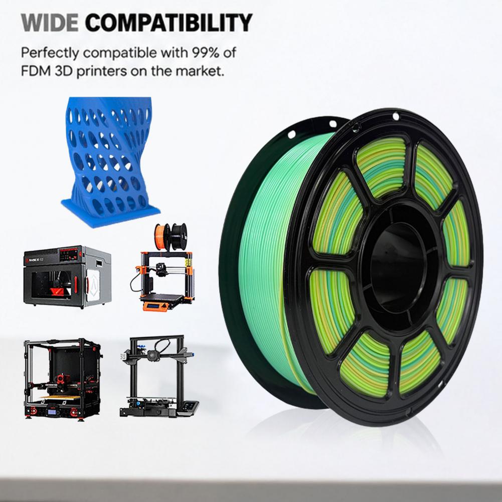 3D Printing Filament - Filament PLA 1.75mm, tęczowy gradient, szpula