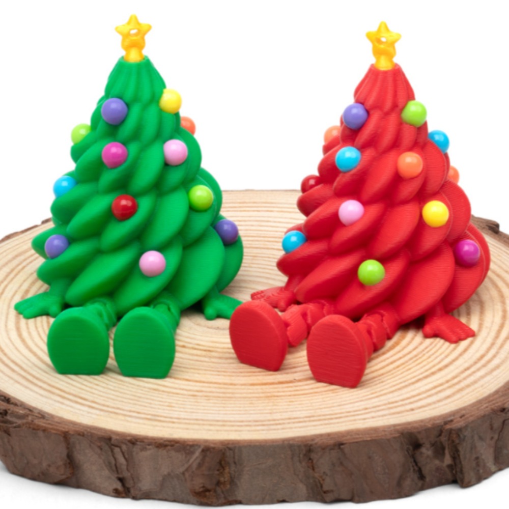 3D Printing Gif - Figurki choinkowe drukowane 3D, ruchome, z