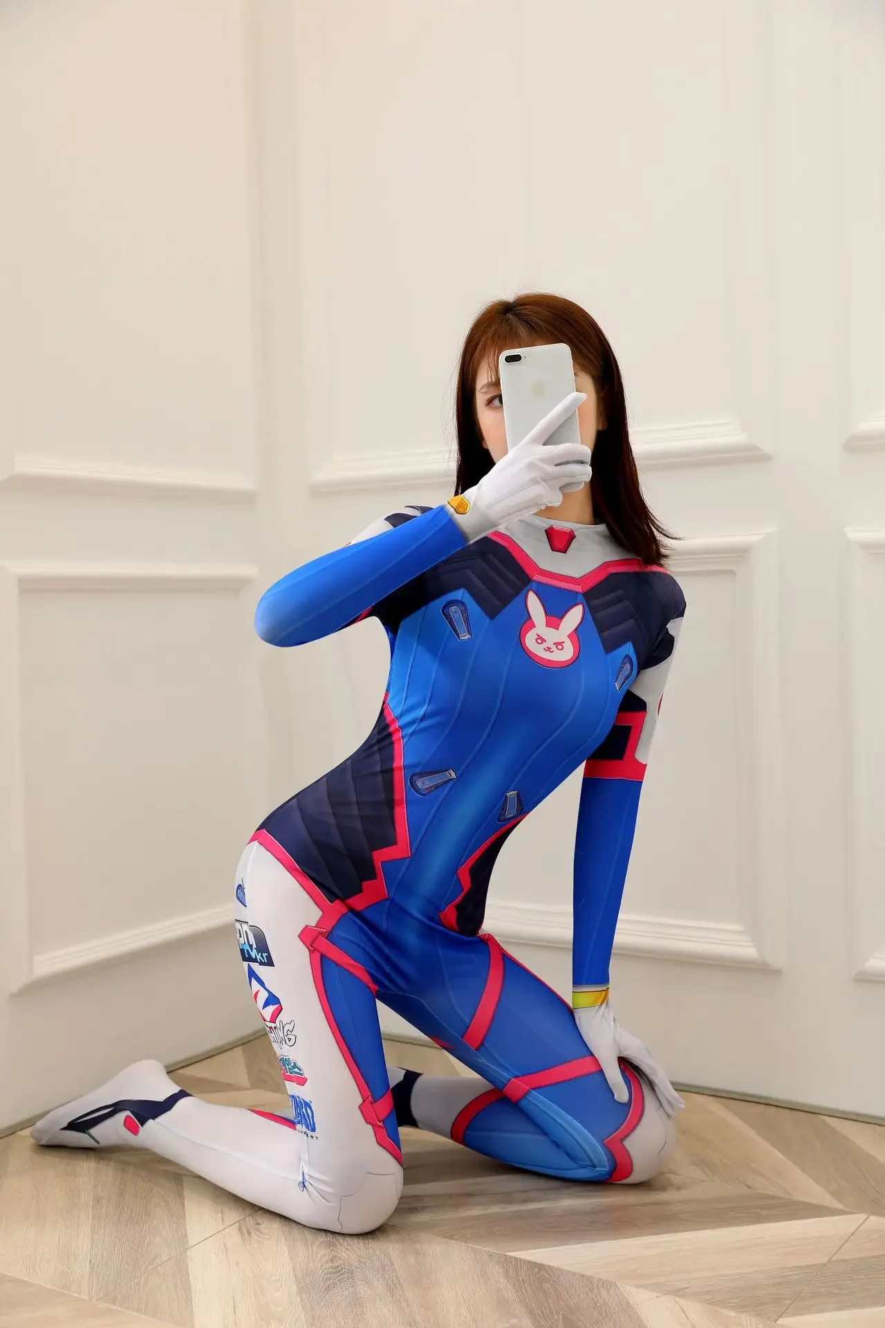 3D Printing Game - Kostium Cosplay Kombinezon Damski z Nadrukiem