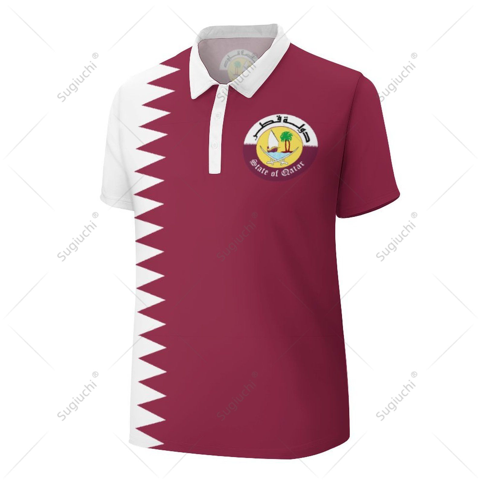 Koszulka polo unisex z flagą K – 3D Printing Qatar recenzja i cena