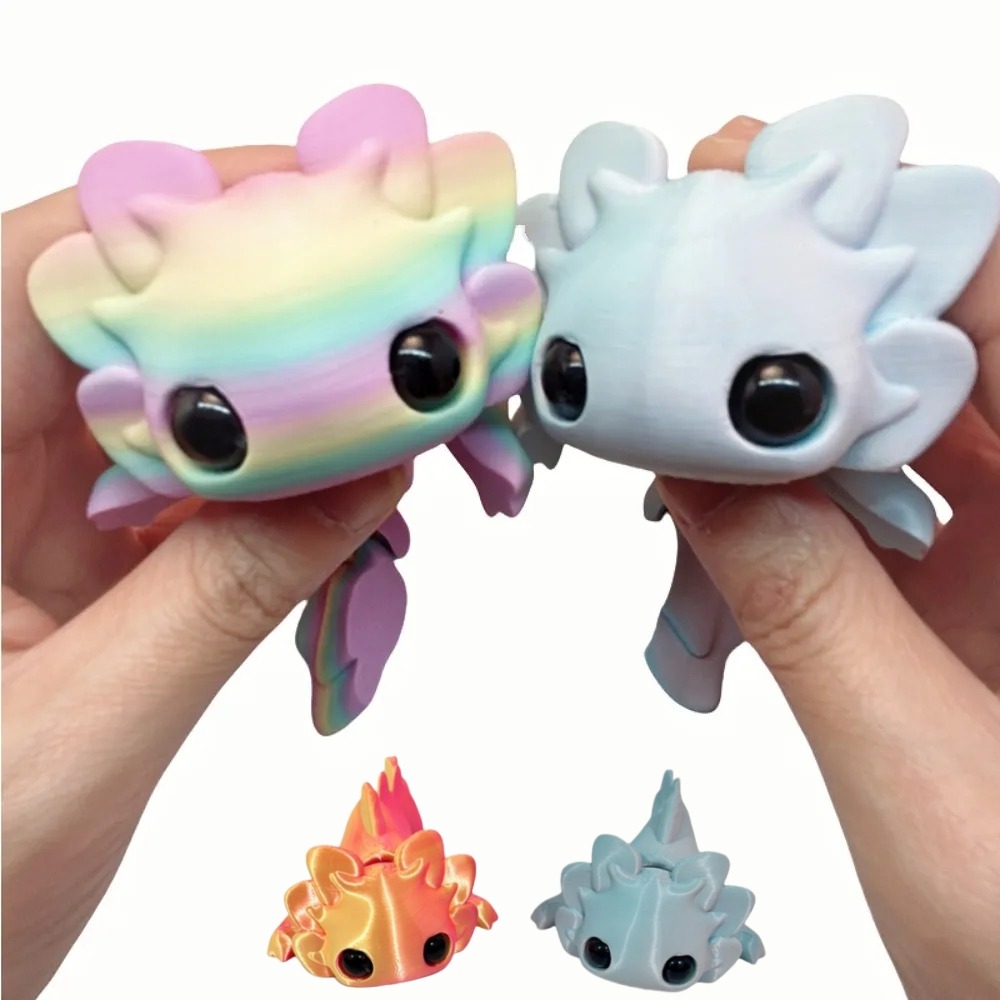 Figurki salamanderów drukowane – 3D Printing Gif recenzja i cena