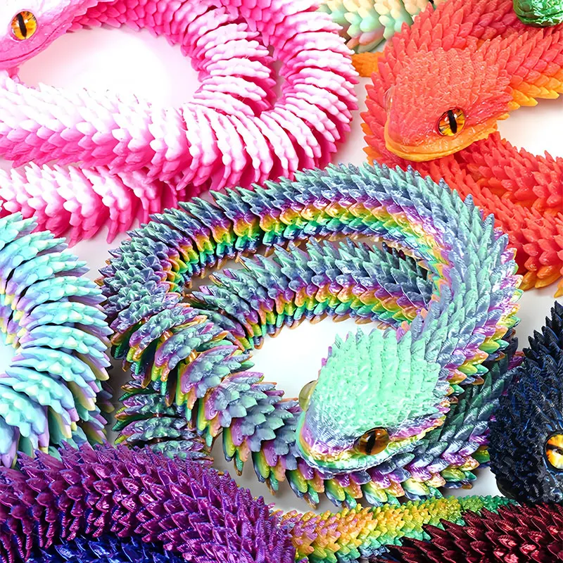 Wąż z nadrukiem 3D Obrotowy pr – 3D Printing Gif recenzja i cena