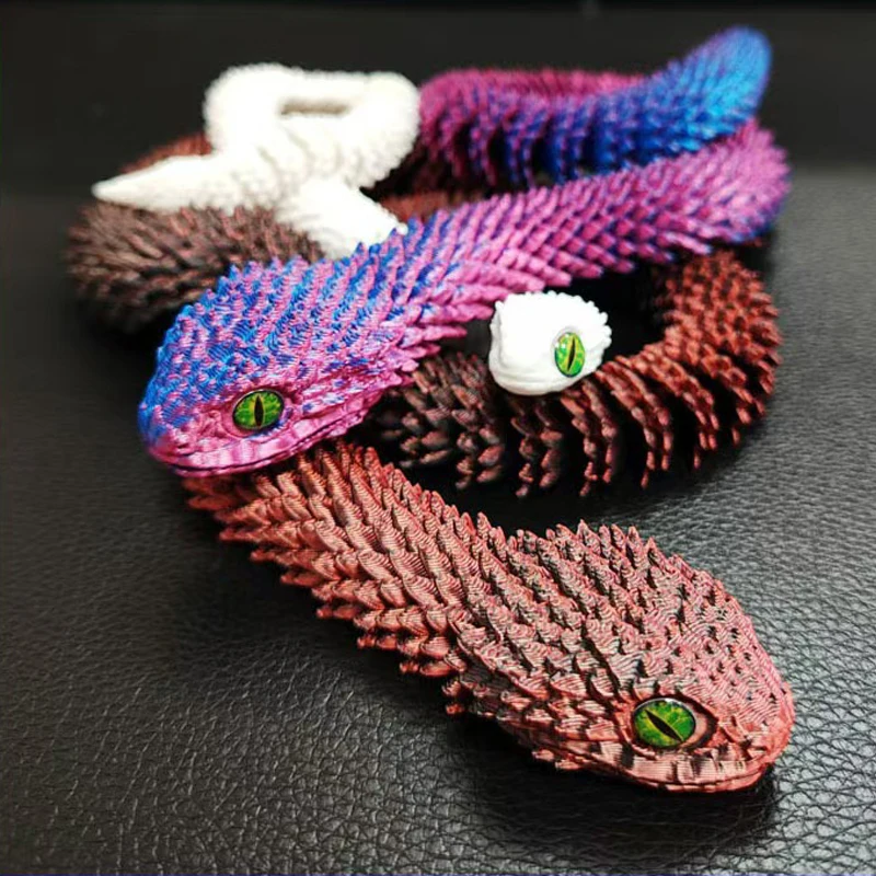 Drukowana w 3D Figurka Węża z  – 3D Printing Gif recenzja i cena