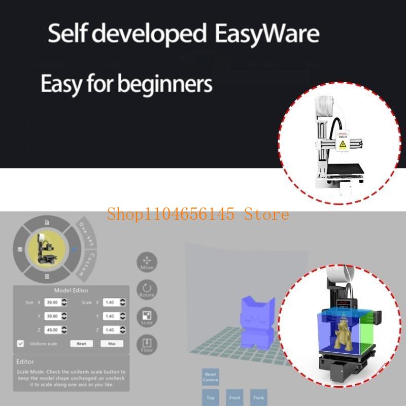 Drukarka 3D K10 dla początkują – 3D Printing Online Service recenzja i cena